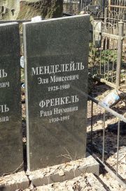 Френкель Рада Наумовна, Москва, Востряковское кладбище